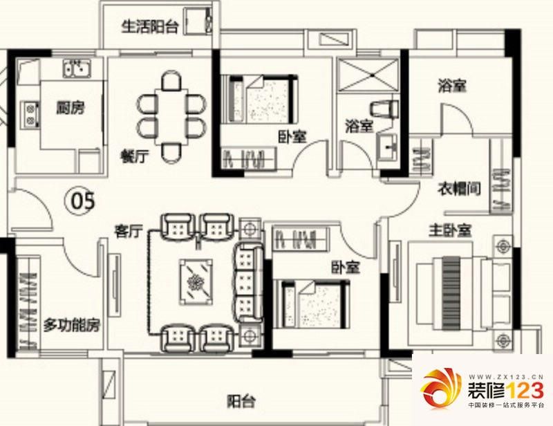 越秀岭南山畔户型图图片