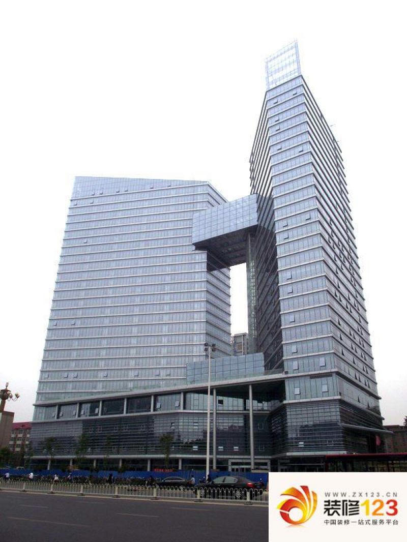 中铁商务广场实景图样板图设计图