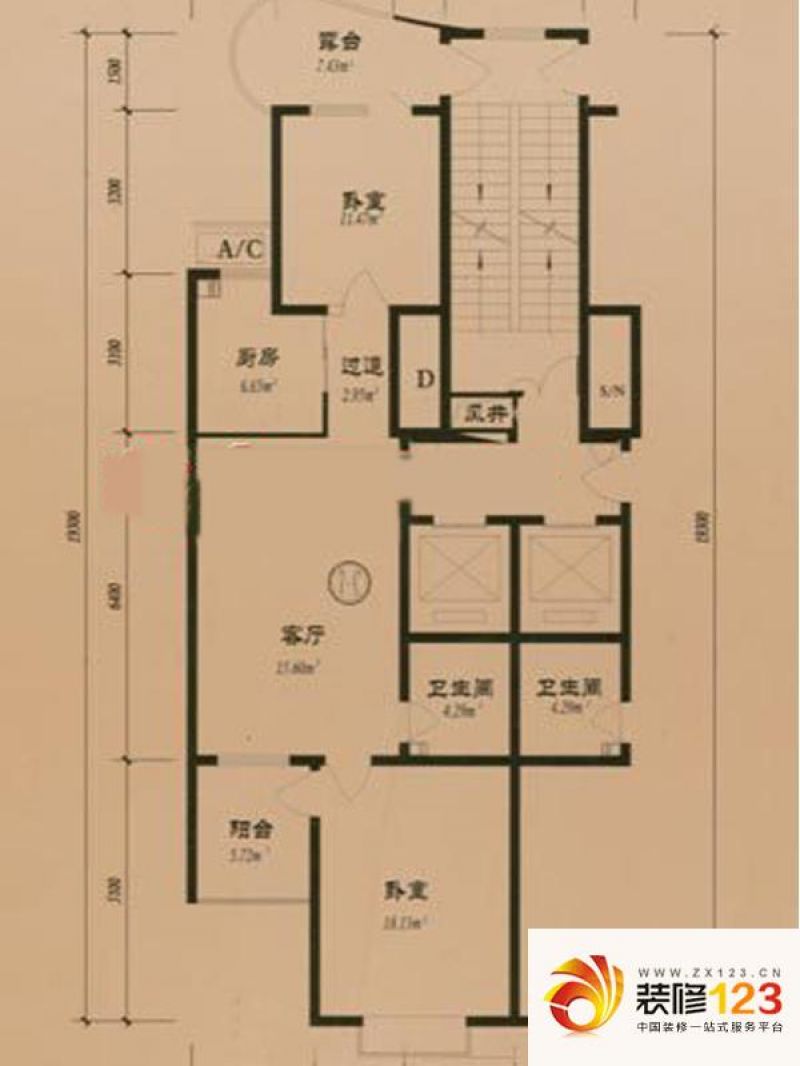 太原千禧学府苑户型图图片