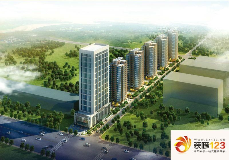 太原碧水兰亭碧水兰亭外景图鸟瞰图图片大全-我的小区-太原装信通网