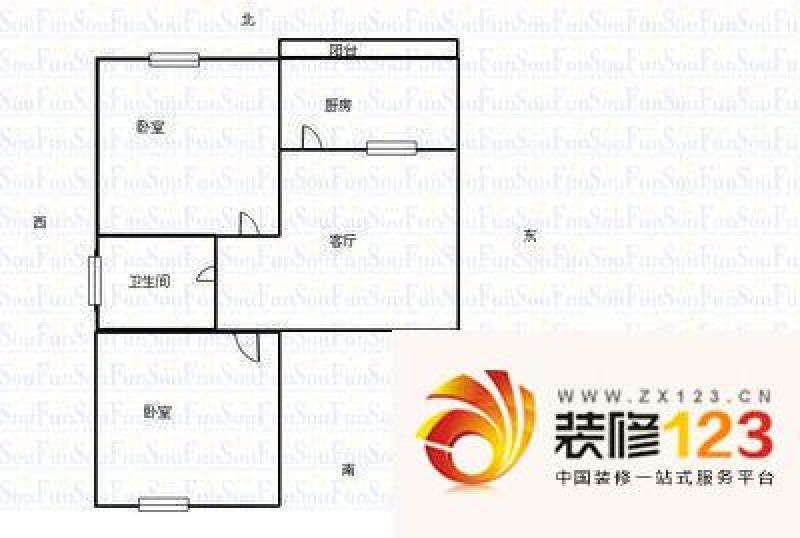 太原 唐槐苑小区 户型图.