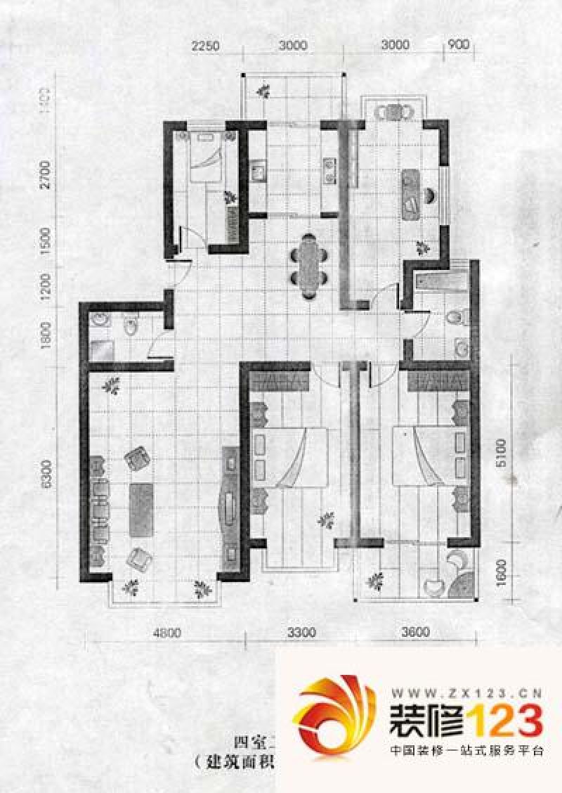 太原裕丰家园裕丰家园 4室 户型图图片大全-我的小区-太原装信通网