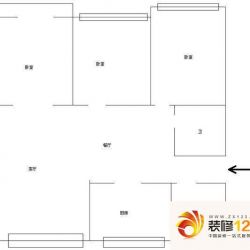 紫庭花园户型图3室 户型图 3室2 ...