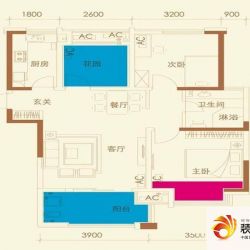 名邦西城国际C户型户型图 ...