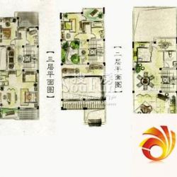 古韵坊户型图A-1-1 4室4厅4卫 ...