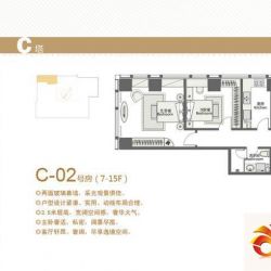 中铁青岛中心8号户型图