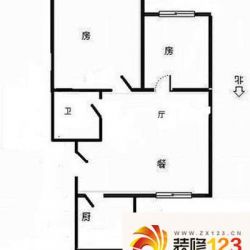 平凡里公寓户型图2室 户型图 2室 ...