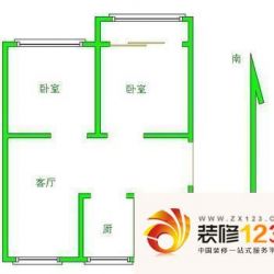 堵巷户型图2室 户型图 2室2厅1卫 ...