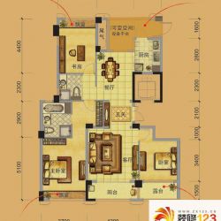 裕丰青鸟香石公寓户型图