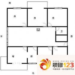 二泉花园户型图4室 户型图 4室2 ...