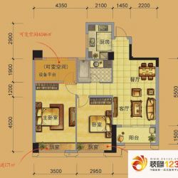 裕丰青鸟香石公寓户型图北区C2户 ...