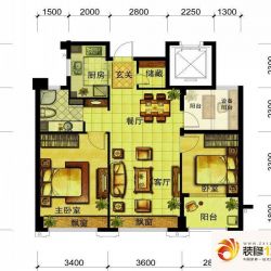 裕丰青鸟香石公寓户型图