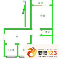 惠东里户型图2室 户型图 2室1厅1 ...