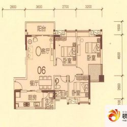 天马河壹号二期帝景湾户型图