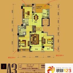 裕丰青鸟香石公寓2#A3中间套户型 ...