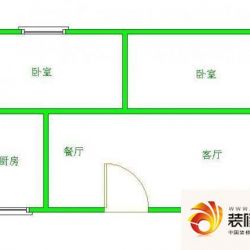 马尾中钢宿舍 2室 户型图 ...