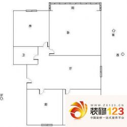 三塘沁园户型图3室 户型图 3室1 ...