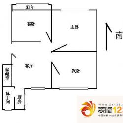 三塘南村户型图3室 户型图 3室1 ...