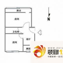 三塘桂园户型图2室 户型图 2室1 ...