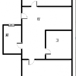 青啤花园 2室 户型图