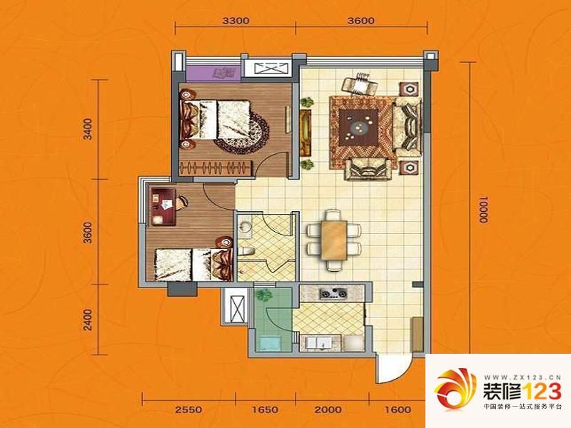 龙湖金楠天街A1户型图