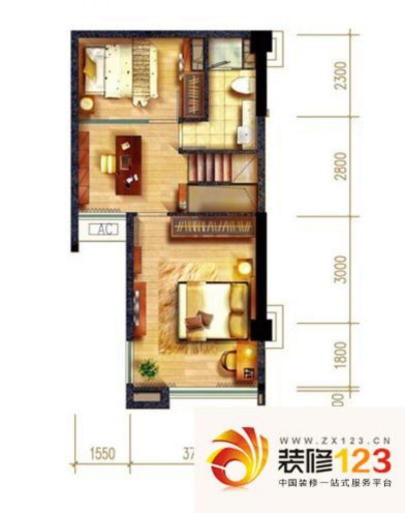 阳光乌山荣域户型图c 户型(上.