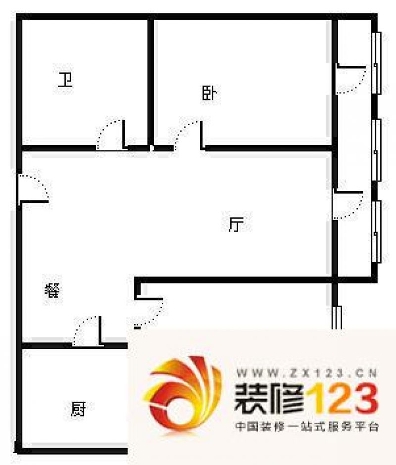 青啤花园 3室 户型图