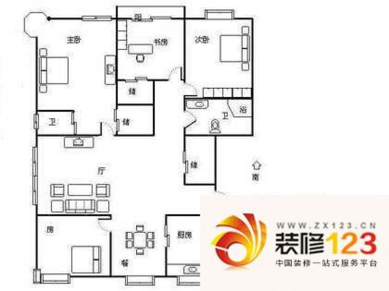 光辉岁月户型图4室 户型图 4室2 ...