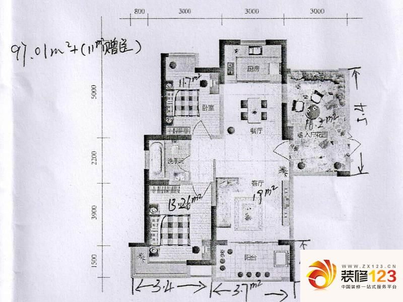 锦源春天A1户型图