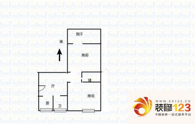 双河新村 0室 户型图