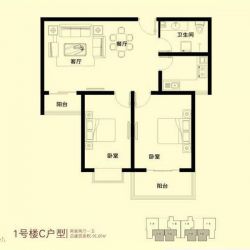 金域阅山户型图1号楼C-01户型 2 ...