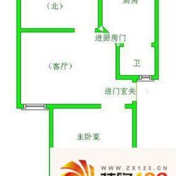 钢花南苑小区 2室 户型图 ...