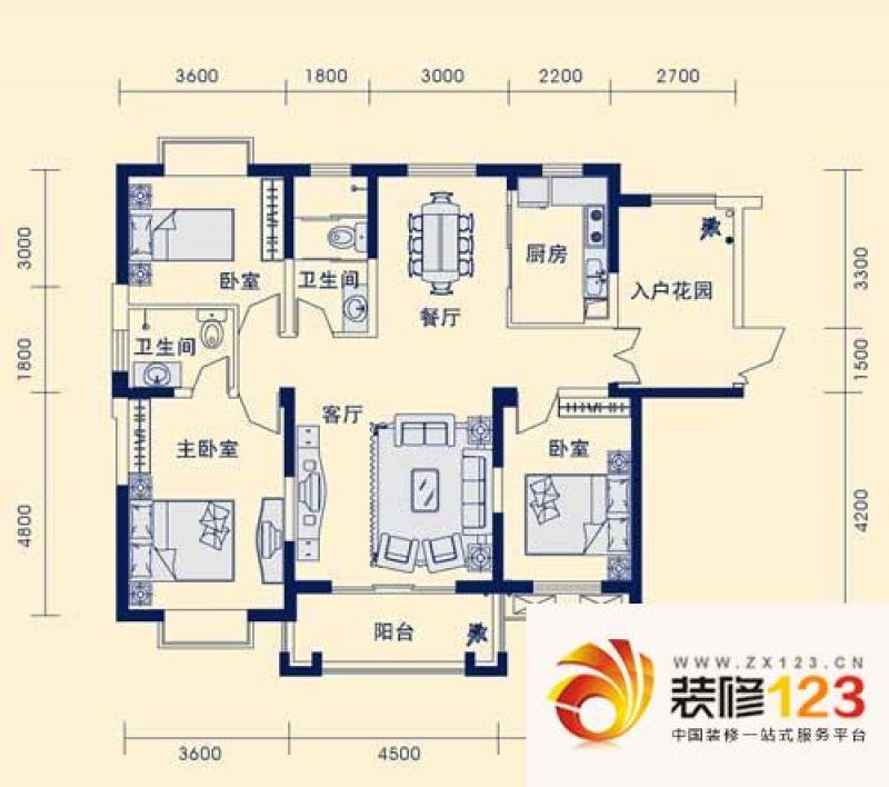 武汉江南春城江南春城户型图二期1组团3 1室2.