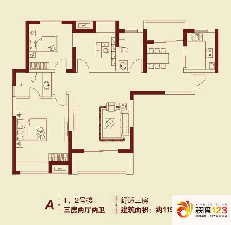 毕节万晟阳光城户型图图片