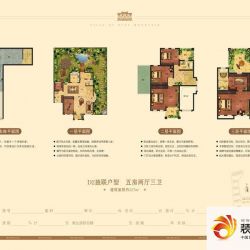 瑞景叶泊蓝山户型图户型-12 5室2 ...