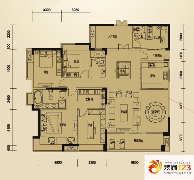 龙樾湾户型图图片