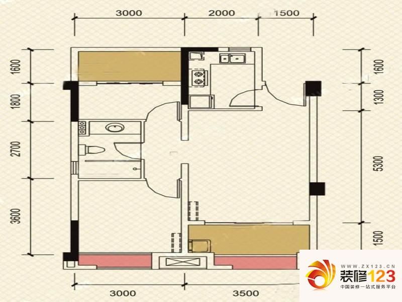 佳兆業現代城26-30g戶型戶型圖 .