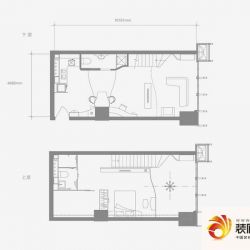 汉峰loftA3户型户型图