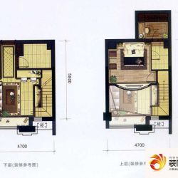 积家5号户型图40O户型图 1室1厅1 ...