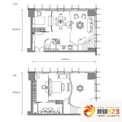 汉峰A2户型户型图