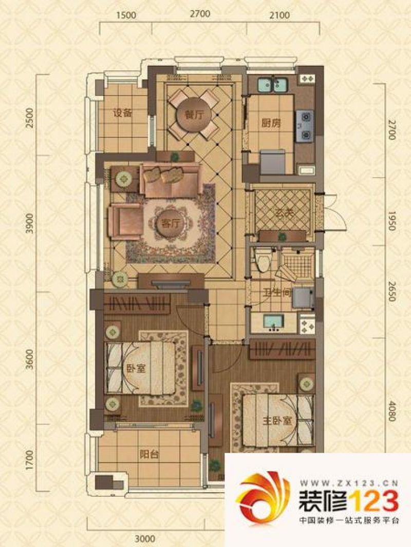 绿城明月江南E-3户型户型图 ...