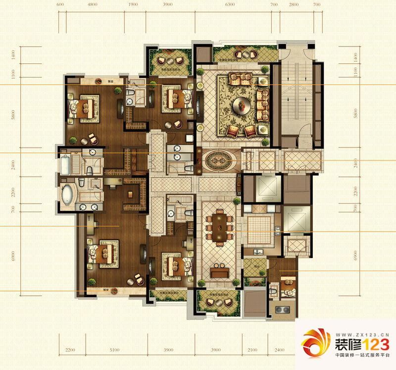 中海寰宇天下户型图8、9、10幢奇 ...