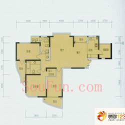 锦绣江南户型图3室 户型图 3室2 ...