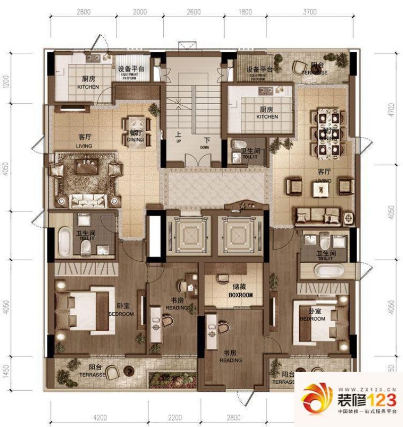 钱塘艺墅户型图户型2 