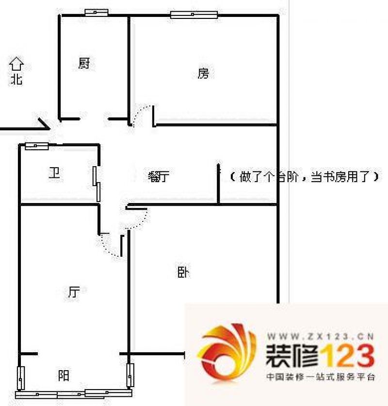 美政花苑户型图2室 户型图 2室1 ...