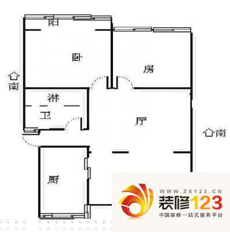 美政花苑户型图2室 户型图 2室2 ...