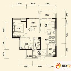 福地广场户型图