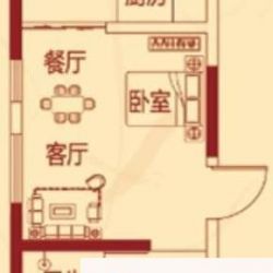 亚星江南小镇B6-1201户型图 ...