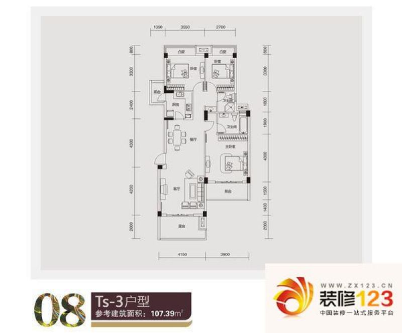 武汉当代国际花园二期当代国际花园二期 户型图.