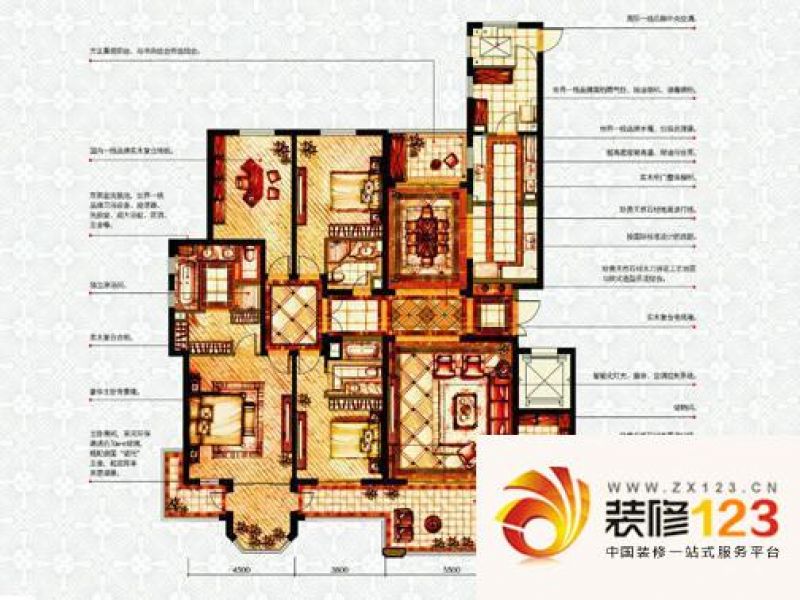 中海御湖1号285-295平户型户型图.